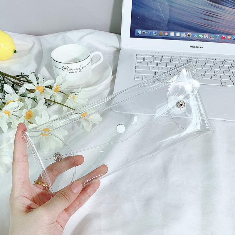 transparent pvc cosmetic bag, view 9 - MRSLM
