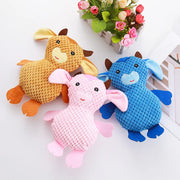 plush squeaky dog toy, view 6 - MRSLM