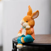 rabbit resin statue, view 2 - MRSLM