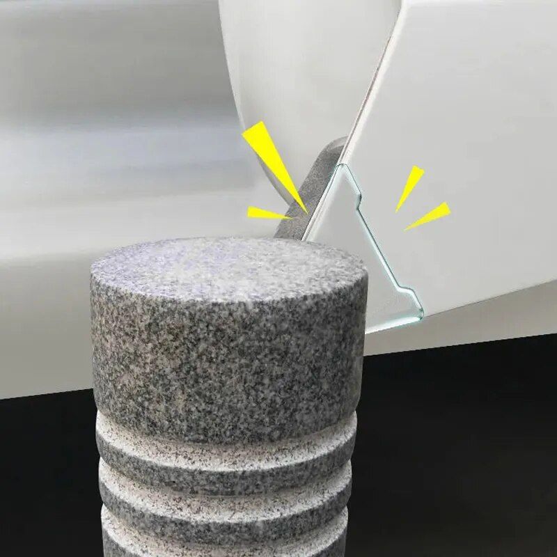 Transparent silicone car door corner protectors, view 6 - MRSLM