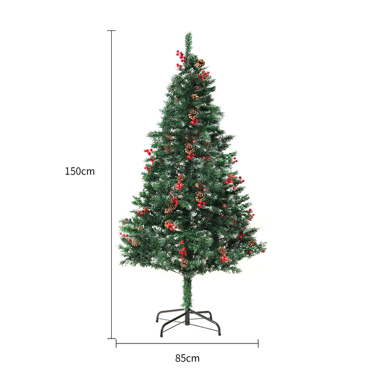 pvc snowfall christmas tree, view 3 - MRSLM