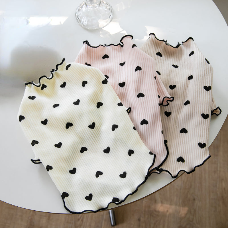 embroidered bear waffle pet vest, view 10 - MRSLM