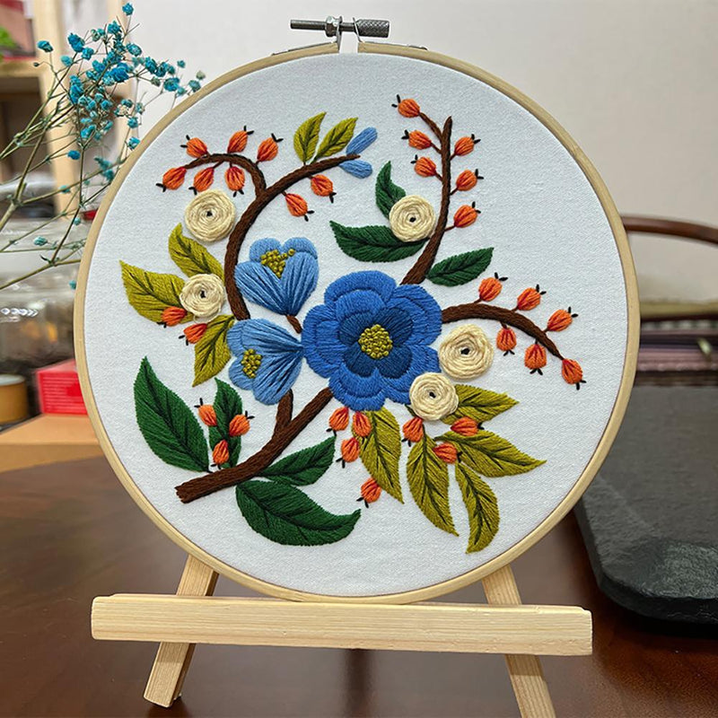DIY floral embroidery kit, view 11 - MRSLM