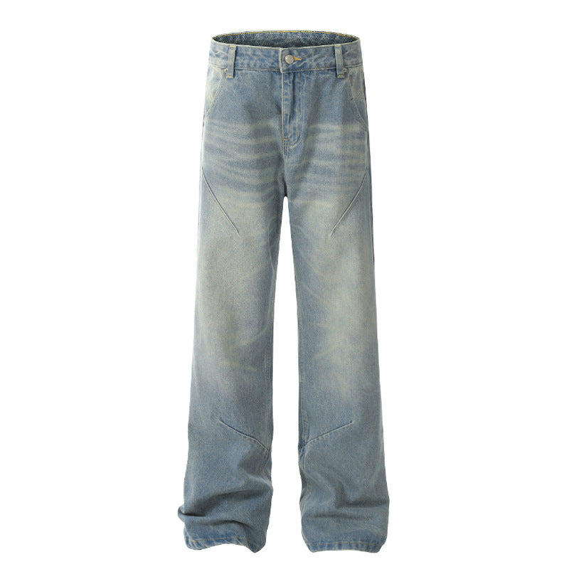 washed distressed loose jeans, view 5 - MRSLM