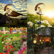 solar moon fairy garden light, view 7 - MRSLM