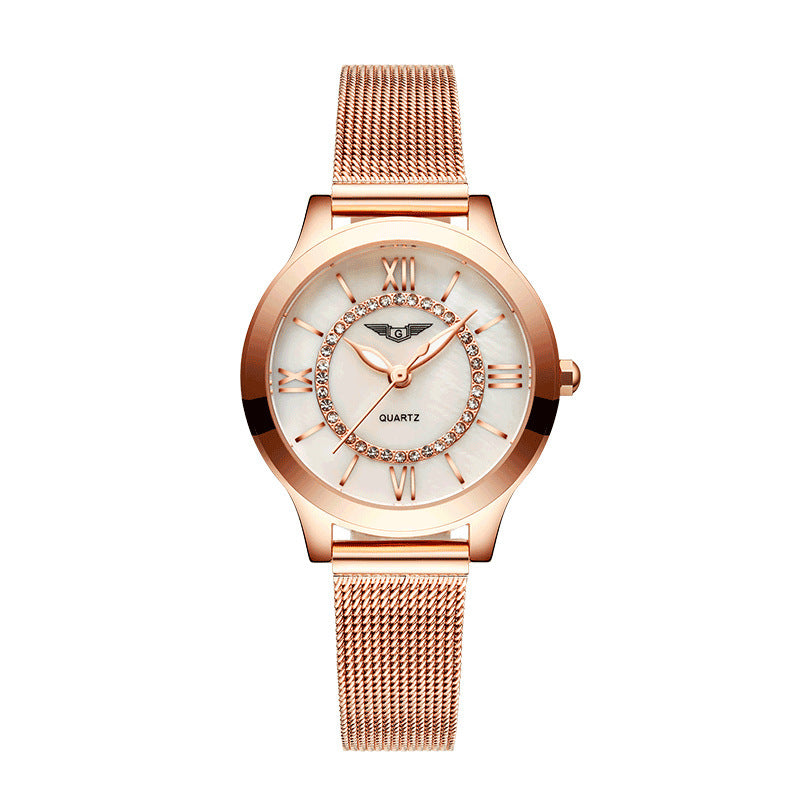 women's mesh strap watch, view 6 - MRSLM