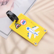 silicone luggage tags, view 6 - MRSLM