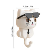 cartoon cat coat hook, view 2 - MRSLM
