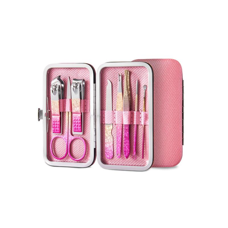 pink gold manicure and pedicure set, view 2 - MRSLM