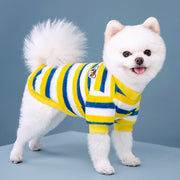 rainbow fleece pet vest, view 6 - MRSLM