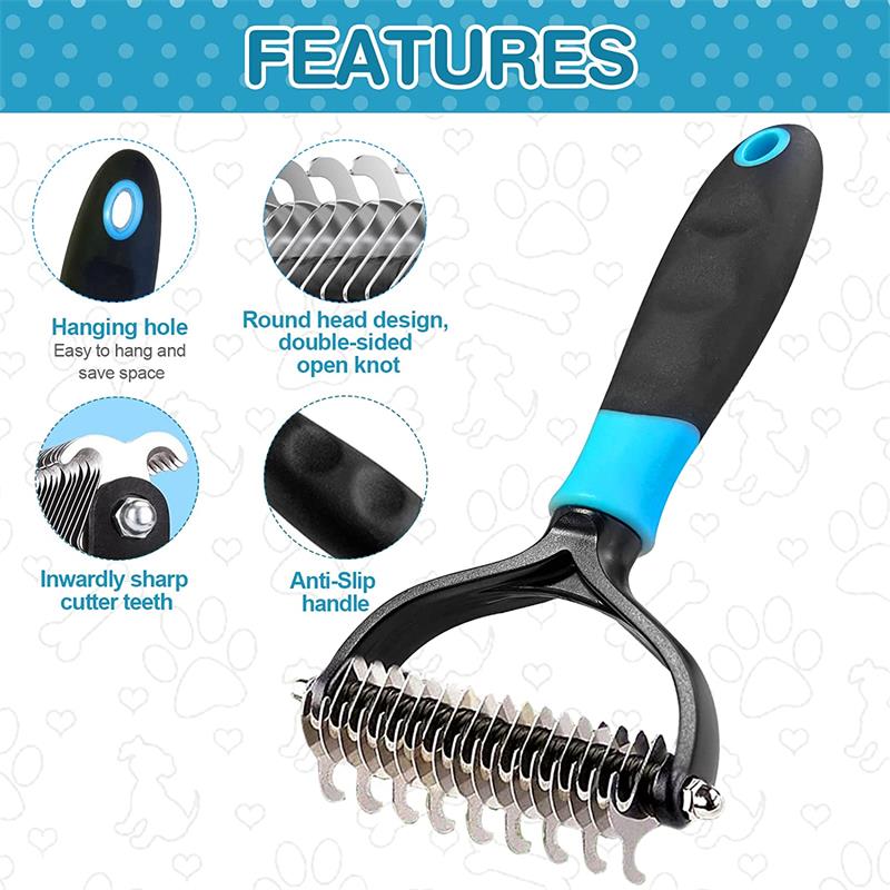 professional dog grooming comb, view 9 - MRSLM