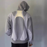 oversized patchwork pullover, view 3 - MRSLM