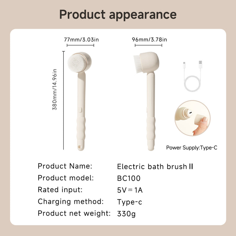 electric shower brush, view 8 - MRSLM