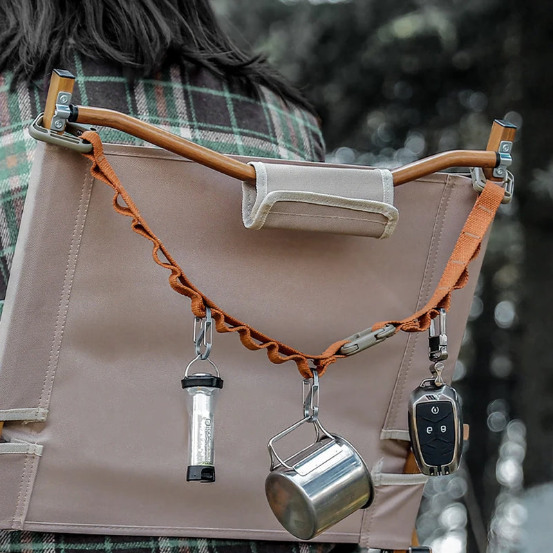 adjustable camping strap with rings, view 8 - MRSLM
