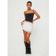 black backless crop top, view 5 - MRSLM