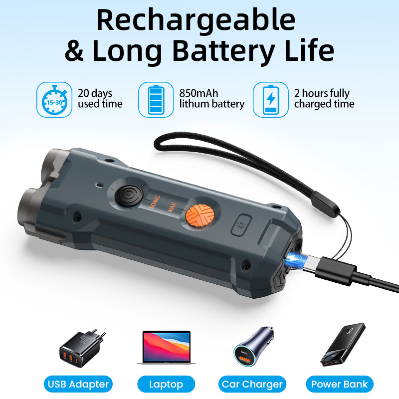 Ultrasonic dog training device, view 5 - MRSLM