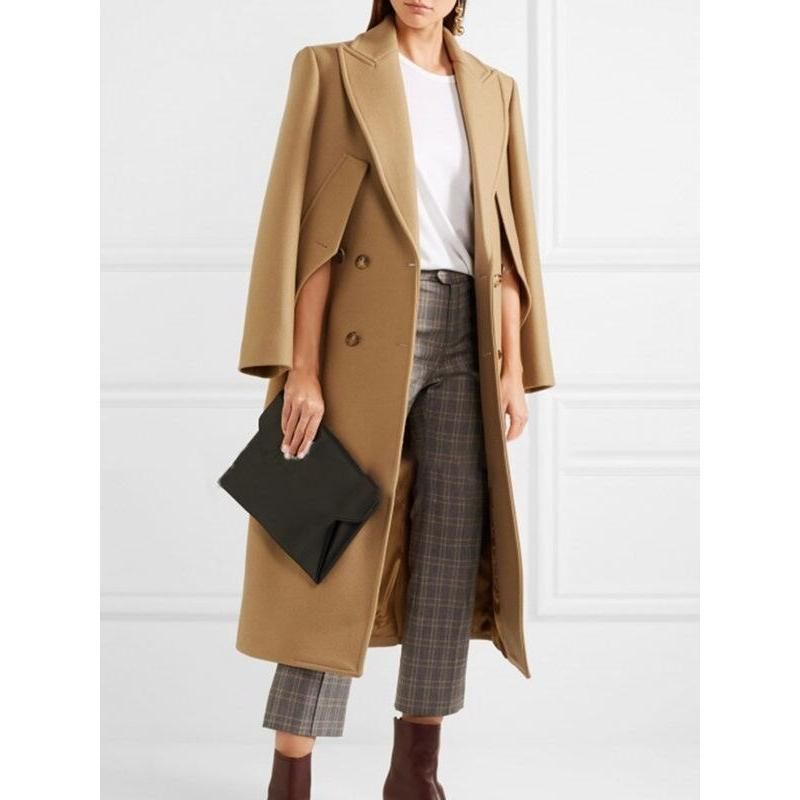 double-breasted trench coat for women, view 4 - MRSLM