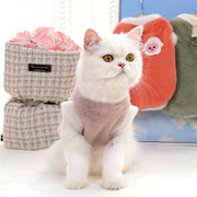 soft fleece vest for cats and small dogs, view 4 - MRSLM