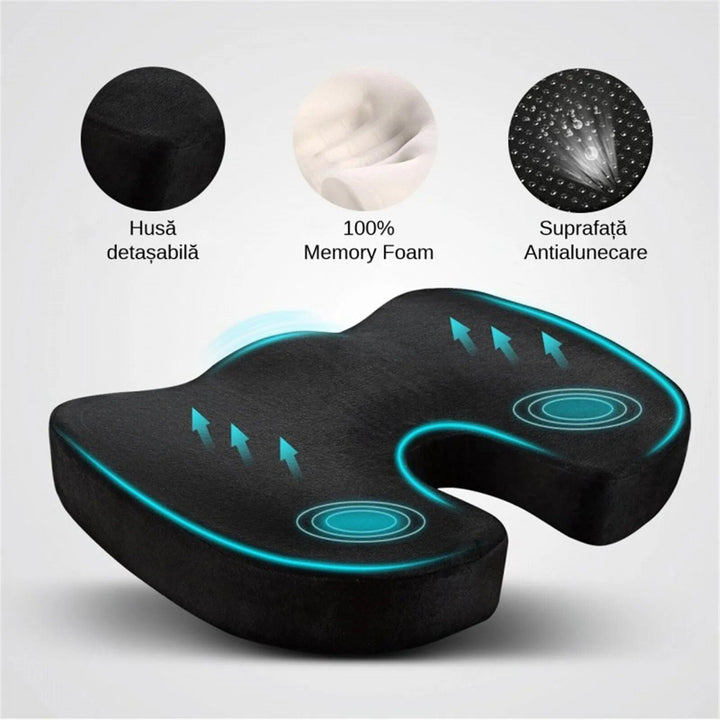 Orthopedic Memory Foam U-Shaped Seat Cushion