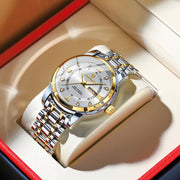 men's luminous quartz watch, view 3 - MRSLM