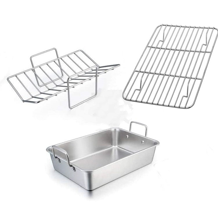 square barbecue tray set, view 10 - MRSLM