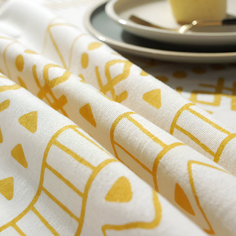 geometric tassels bohemian tablecloth, view 7 - MRSLM