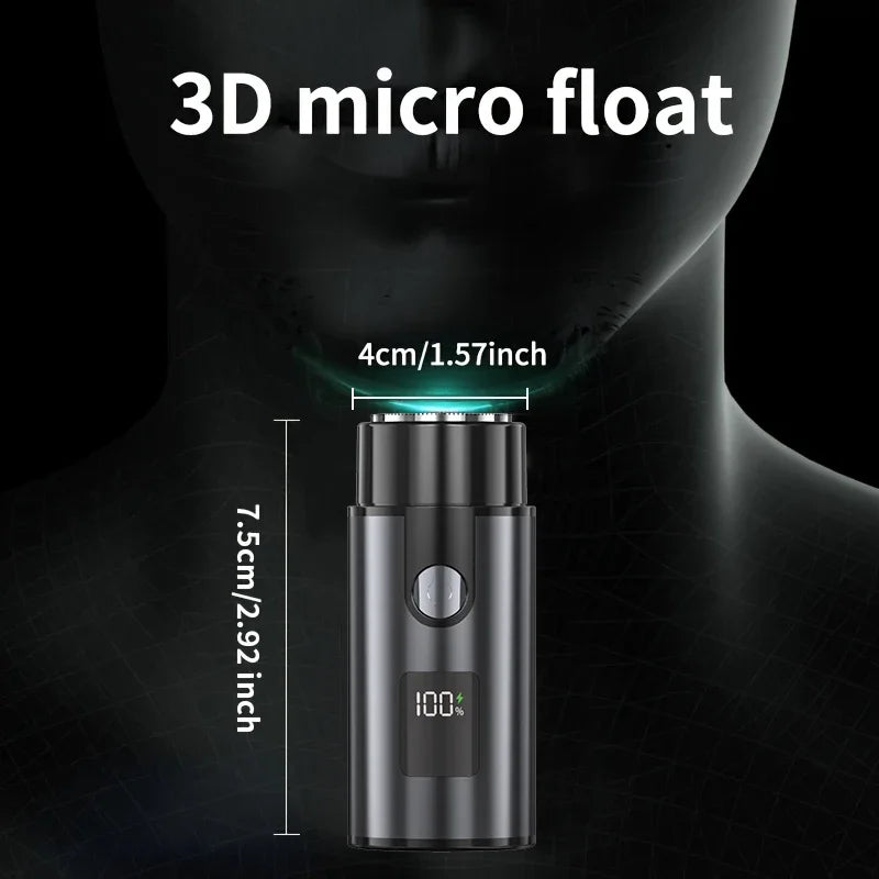 electric mini portable beard razor, view 8 - MRSLM