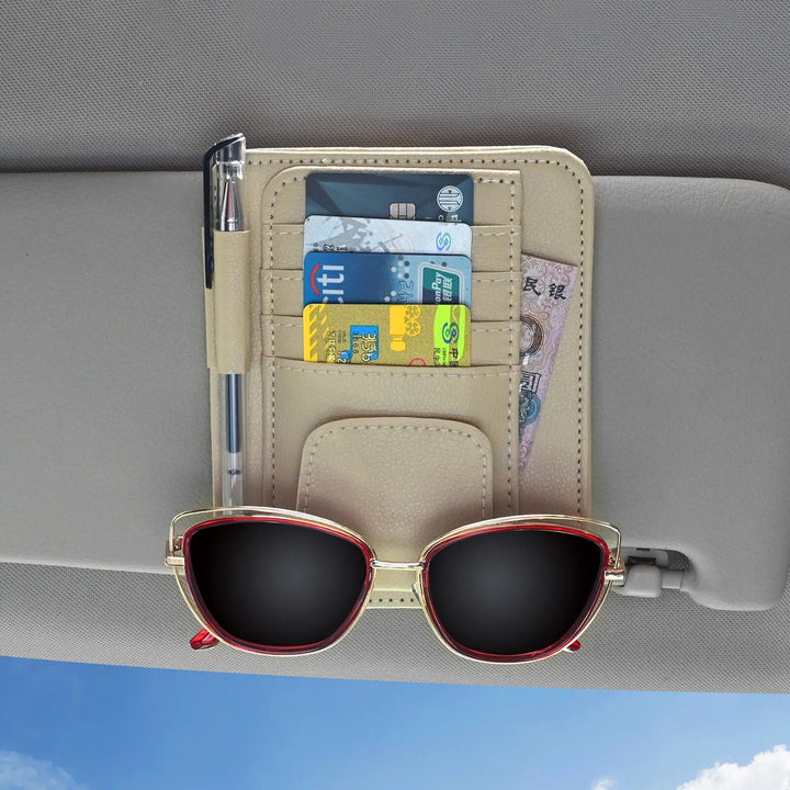 Car Interior Multi-Function Sun Visor Organizer