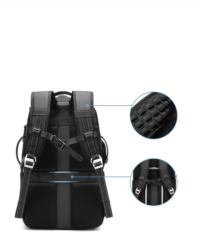 Waterproof drone lens computer camera bag, view 4 - MRSLM