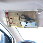 Tactical car visor organizer, view 5 - MRSLM