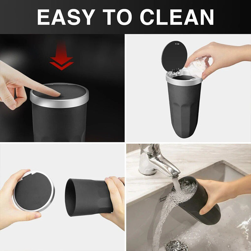 push-to-open car trash can, view 7 - MRSLM