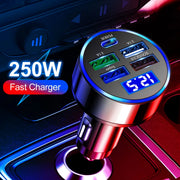 250W LED car charger 5 ports - MRSLM