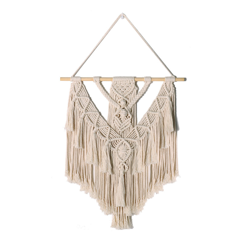 bohemian hand-woven wall tassel, view 5 - MRSLM