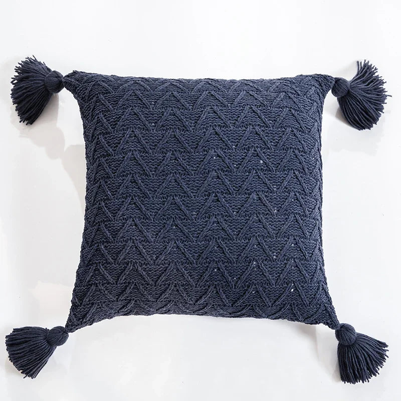 soft knit chenille cushion cover, view 9 - MRSLM