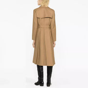 double-breasted trench coat with sash, view 4 - MRSLM