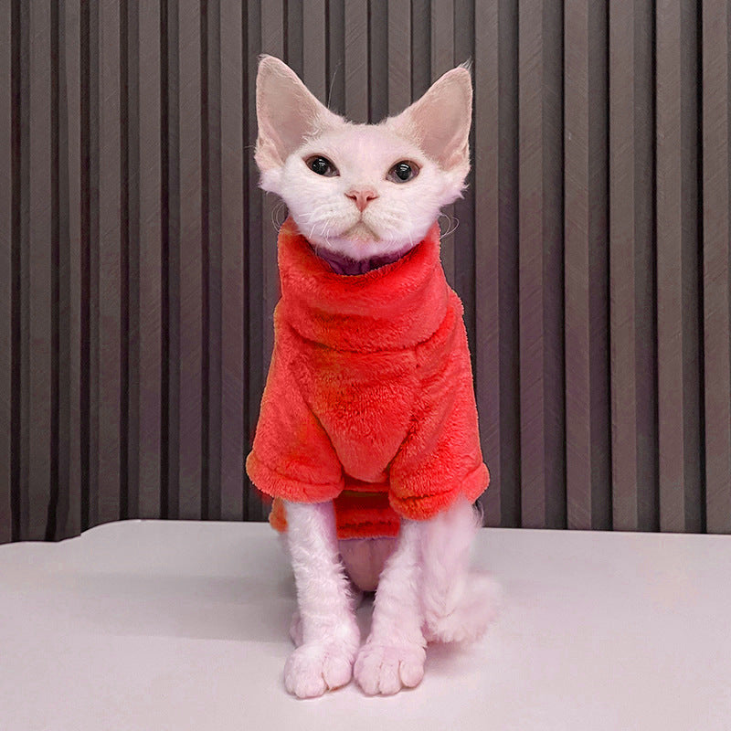 winter warm turtleneck sweater for pets, view 8 - MRSLM
