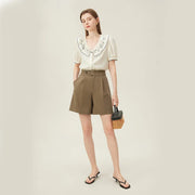 floral embroidered shirt, view 8 - MRSLM