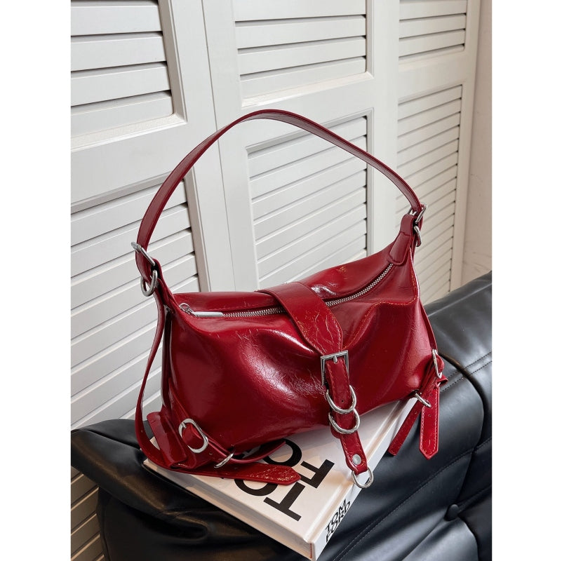 Stylish Solid Shoulder Bag