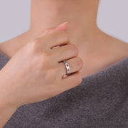 hollow butterfly ring, view 9 - MRSLM