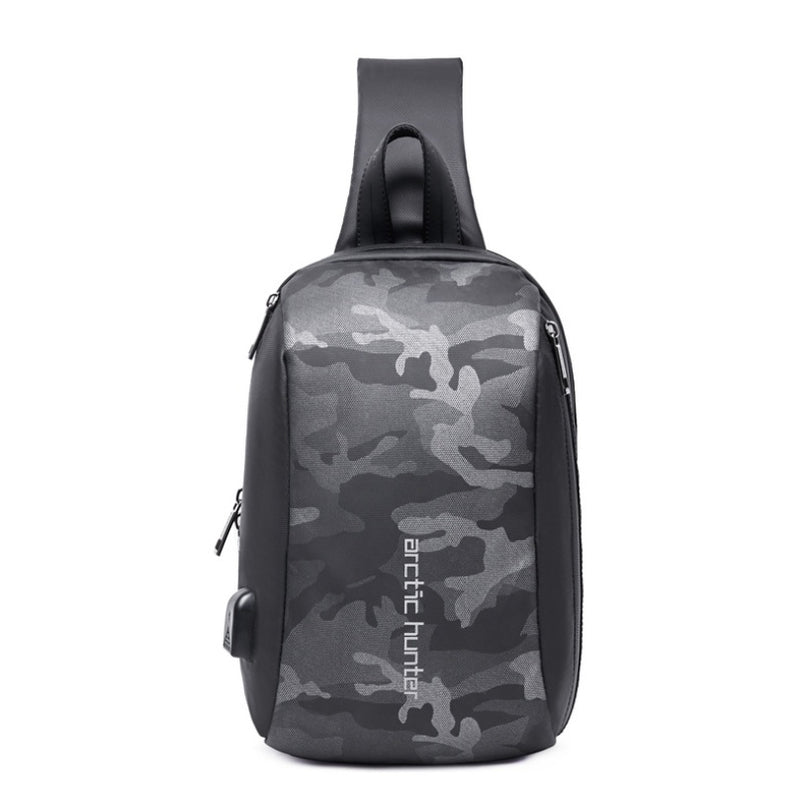 men's chest shoulder messenger bag, view 10 - MRSLM