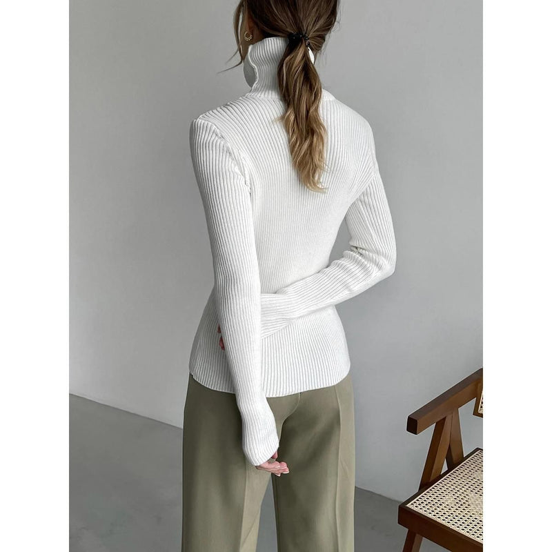 thick turtleneck sweater, view 7 - MRSLM
