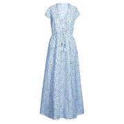 polka dot bohemian beach dress, view 3 - MRSLM