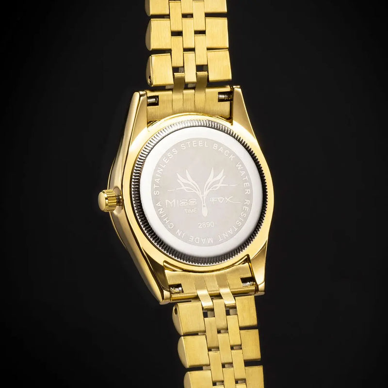 Luxury women's gold watch, view 11 - MRSLM