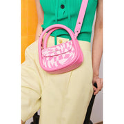 Checkerboard crossbody bag, view 5 - MRSLM
