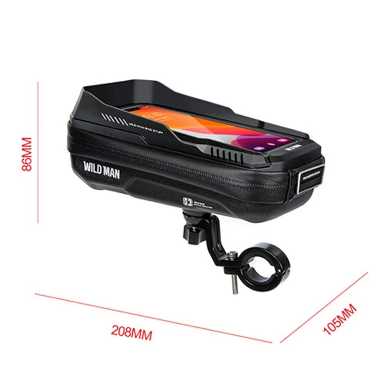 handlebar phone holder bag, view 7 - MRSLM