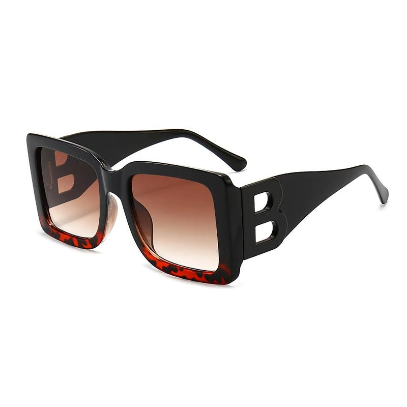 Oversized rectangular sunglasses, view 13 - MRSLM