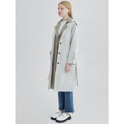contrasting color trench coat, view 4 - MRSLM