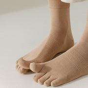 women's cotton toe socks, view 14 - MRSLM