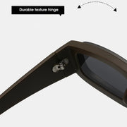Rectangle punk sunglasses, view 11 - MRSLM