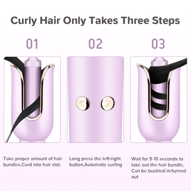 automatic rotation electric hair curler, view 4 - MRSLM